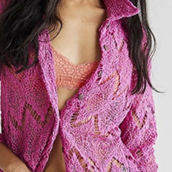 Free People Oversized Until Sundown  Shirt NWT - Picture 2 of 5